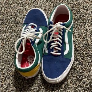 Vans multi color shoes!!